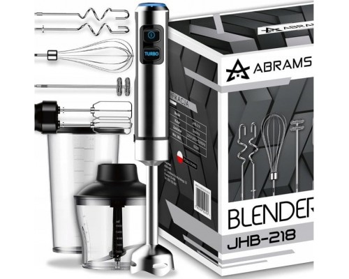Abrams BLENDER RĘCZNY MIKSER WIELOFUNKCYJNY TRYB TURBO 1500 W OSTRZA TYTANOWE 7W1