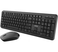 Canyon CANYON Zestawe klawiatura i mysz SET-W20 UK/US Bezprzewodowa Czarna