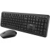 Canyon CANYON Zestawe klawiatura i mysz SET-W20 UK/US Bezprzewodowa Czarna