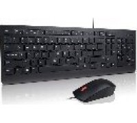 Lenovo Lenovo 4X30L79886 klawiatura Dołączona myszka Uniwersalne USB AZERTY Francuski Black