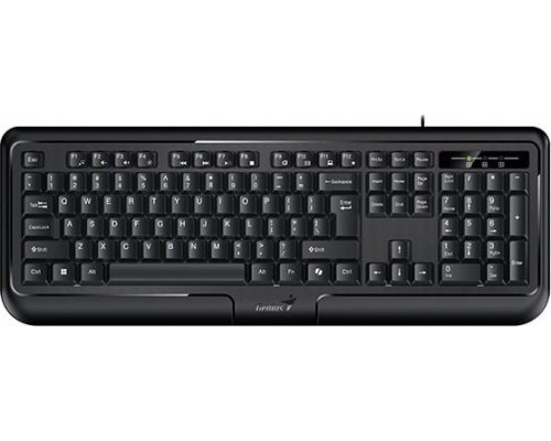 Genius GENIUS klávesnice KB-118 II / Drátová/ Copilot/ USB/ černá/ CZ+SK layout