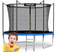 Garden Trampoline Neo-Sport NeoSport Garden Trampoline 8ft/252cm With inner mesh with ladder
