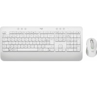Logitech Logitech Signature MK650 Combo For Business klawiatura Dołączona myszka Biuro Bluetooth AZERTY Belgijski White