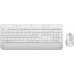 Logitech Logitech Signature MK650 Combo For Business klawiatura Dołączona myszka Biuro Bluetooth AZERTY Belgijski White