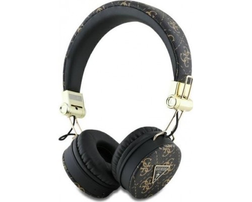 Guess ENC GUBH70E4PTMK on-ear headphones black/black 4G Triangle Round Shape