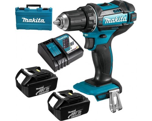 Makita Makita DHP482RFE wiertło 1900 RPM 1,5 kg Czarny, Niebieski