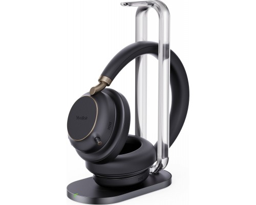 Yealink BH76 Plus + Charging Stand UC USB-C/A Opaska na głowę Połączenia/USB Type-C / USB Type-A Podstawka do ładowania Black