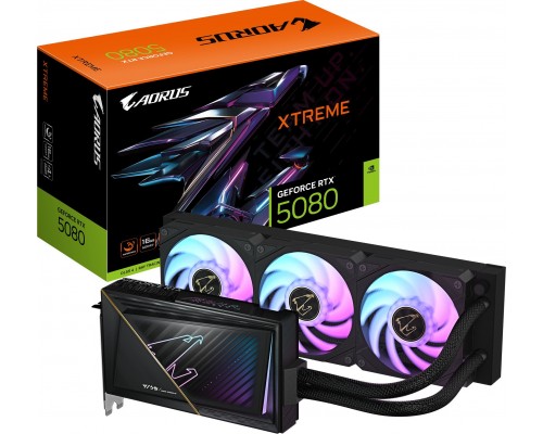 Gigabyte AORUS GeForce RTX 5080 Xtreme Waterforce 16GB GDDR7 (GV-N5080AORUSX W-16GD)
