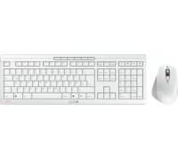 CHERRY JD-8550DE-0 klawiatura Dołączona myszka Dom/Biuro RF Wireless QWERTZ Niemiecki White