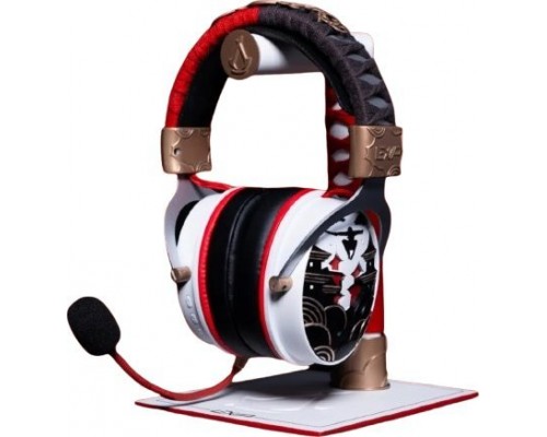Lexip Mentor Zestaw słuchawkowy Przewodowy i Bezprzewodowy Opaska na głowę Gaming Bluetooth Czarny, Złoto, Czerwony, Biały