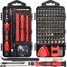 TOOLKITI PRECYZYJNYCH Z BITAMI BSA-115 czerwony