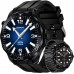 Smartwatch Veltori VT150-1 Black Pasek Silikonowy + Czarna Bransoleta