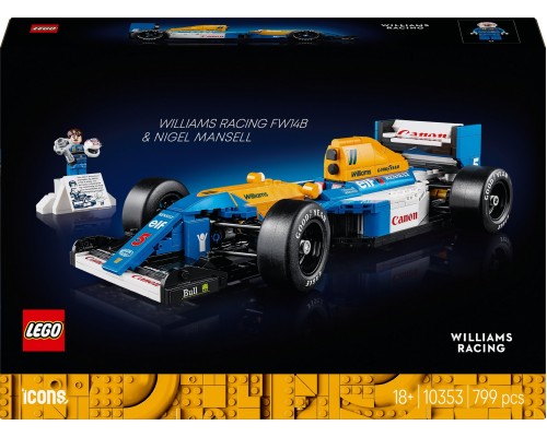 Williams Racing FW14B un Naidžela Mansela emblēmas (10353)
