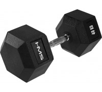 HMS ‎‎Hantel Hex Pro rubberized 1 x 40 kg