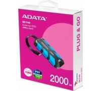 adata SSD SC740 2TB U3.2C 1050/1000 MB/s blue
