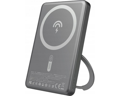 Dudao K28S 20W PD 5000mAh z MagSafe i podstawką - gray