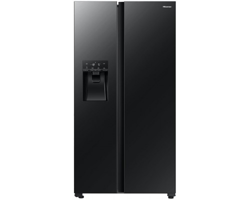 Hisense RS694N4GBE chłodziarko-zamrażarka otwierana obustronnie Wolnostojący 562 l E Black