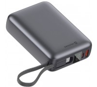Swissten Power Bank 20000 mAh 45W with Built-In USB-C Cable