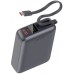 Swissten Power Bank 20000 mAh 45W with Built-In USB-C Cable