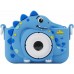 Aparat Cyfrow 48mp Kamera 1080p Dla Dziecka 5x Gry Mp3  Xrec X2 / Dinozaur Blue