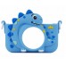 Aparat Cyfrow 48mp Kamera 1080p Dla Dziecka 5x Gry Mp3  Xrec X2 / Dinozaur Blue