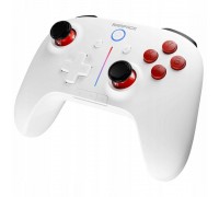 Rampage Hydra Kontroler gamingowy RGB bezwire pad white
