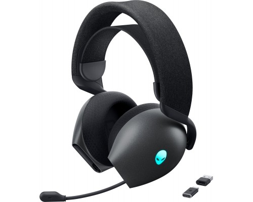 Dell Alienware Tri Mode Wireless Gaming Headset | AW725H | Built-in microphone | Wired/Wireless | Dark Side of the Moon