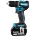 Makita DDF487RFE3 wkrętak zasilany/zakrętark udarowy 1700 RPM Czarny, Niebieski, Stal