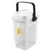 Container for storing pet food 2 5kg 7L 23x19x31cm transparent/white 8003507985506