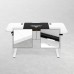 Gaming galds Diablo Chairs X-Tensio 1600 White 160 cmx75 cm