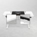 Gaming galds Diablo Chairs X-Tensio 1600 White 160 cmx75 cm
