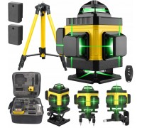 Extralink | Zestaw poziomica laserowa krzyżowa płaszczyznowa laser 4D ze statywem |