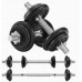 Zestaw hantli 2 w 1, 2 x 10 kg cast iron ciężarki regulo