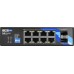 BCS-B-ISP08G-2SFP BCS switch PoE 8 port szy DIN