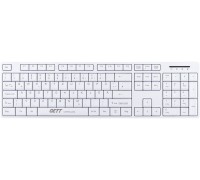 Gett GETT GCQ CleanType Easy Basic z obudową z tworzywa sztucznego IP 68 NUM-Block 105 Tasten USB Farbe: biały Układ: DE
