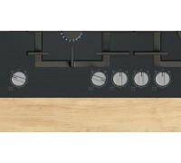 Bosch Serie 6 PPM9A6I40 płyta kuchenna Czarny Wbudowany 90 cm Gaz 5 stref(y)
