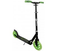 Muuwmi Lights Aluminium Scooter GLOW 215 mm (black/green, with luminous wheels and glow effect)