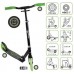 Muuwmi Lights Aluminium Scooter GLOW 215 mm (black/green, with luminous wheels and glow effect)