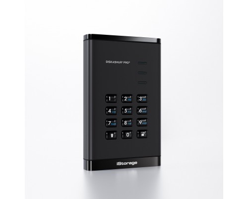 iStorage diskAshur PRO3 HDD zewnętrzny dysk twarde 4 TB USB Type-C 3.2 Gen 1 (3.1 Gen 1) Black