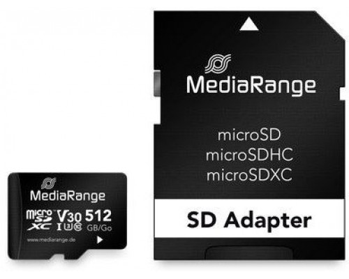 MediaRange MR947 pamięć flash 512 GB MicroSDXC UHS-I Klasa 10