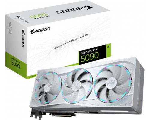 RTX 5090 32GB Gigabyte AORUS Stealth ICE GDDR7 3 Fan