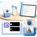 Aparat Natychmiastowy Dla Dzieci Cyfrowy Mp3 Gry Druk Telefon Obiektyw 180s / P02 Blue