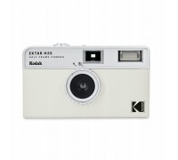 Kodak Ektar Aparat Analogowy Na Film Klisze 35mm / 2 Zdjęcia Na Klatkę / H35 / Biało-grey
