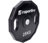 inSPORTline Rubberized load olympic Ruberton 25 kg black (15901)