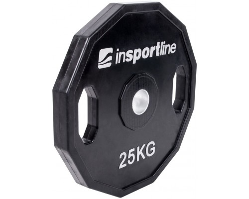 inSPORTline Rubberized load olympic Ruberton 25 kg black (15901)