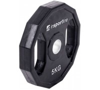 inSPORTline Rubberized load Ruberton 5 kg black (15890)