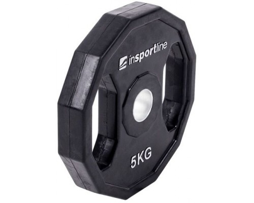 inSPORTline Rubberized load Ruberton 5 kg black (15890)