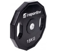inSPORTline Rubberized load Ruberton 15 kg black (15892)