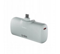 SBS Mobile SBS EcoPower* 5000 mAh 10W  wbudowanym portem USB-C Grey