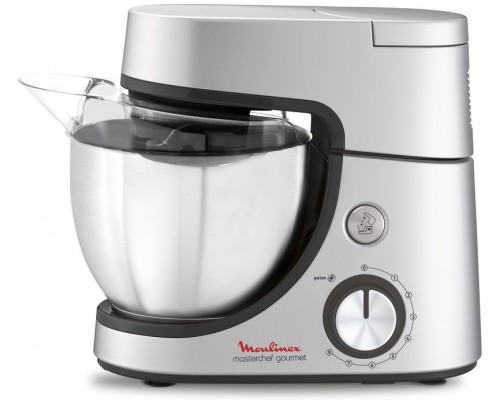 Moulinex QA519D robot kuchenny 1100 W 4,6 l Silver Wbudowane wagi